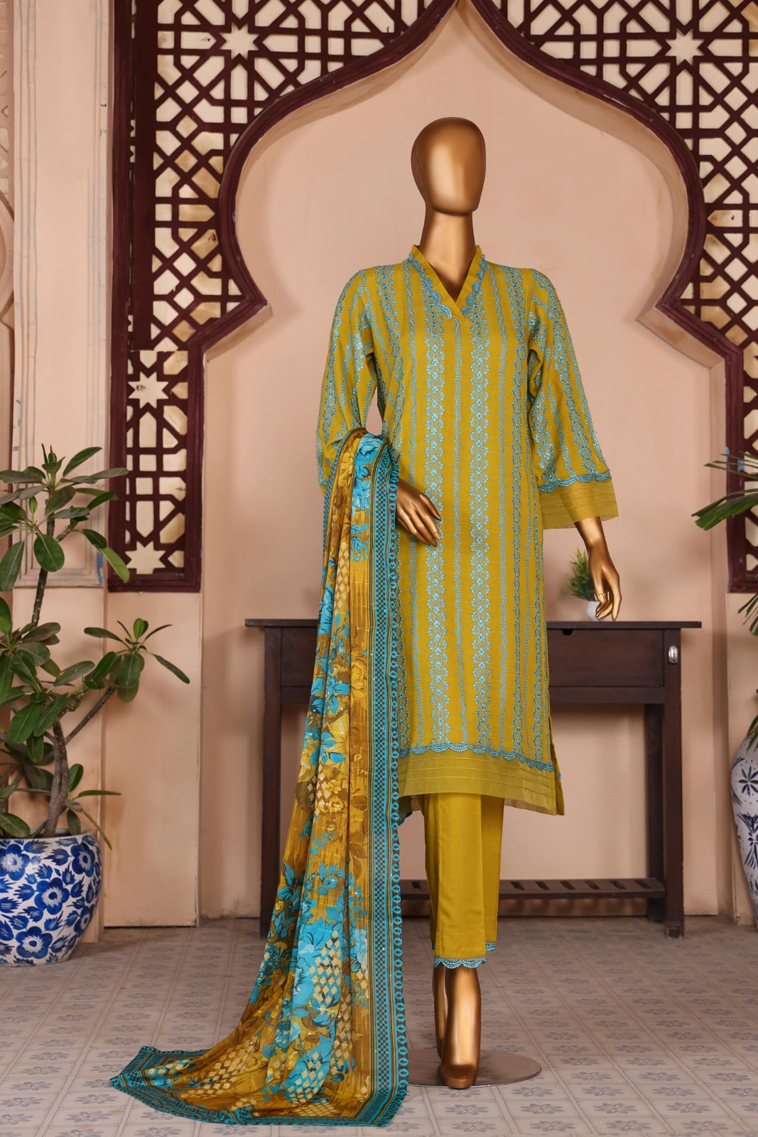 Saiyyan By Dr Haris Stitched 3 Piece Summer Collection-Sai-003