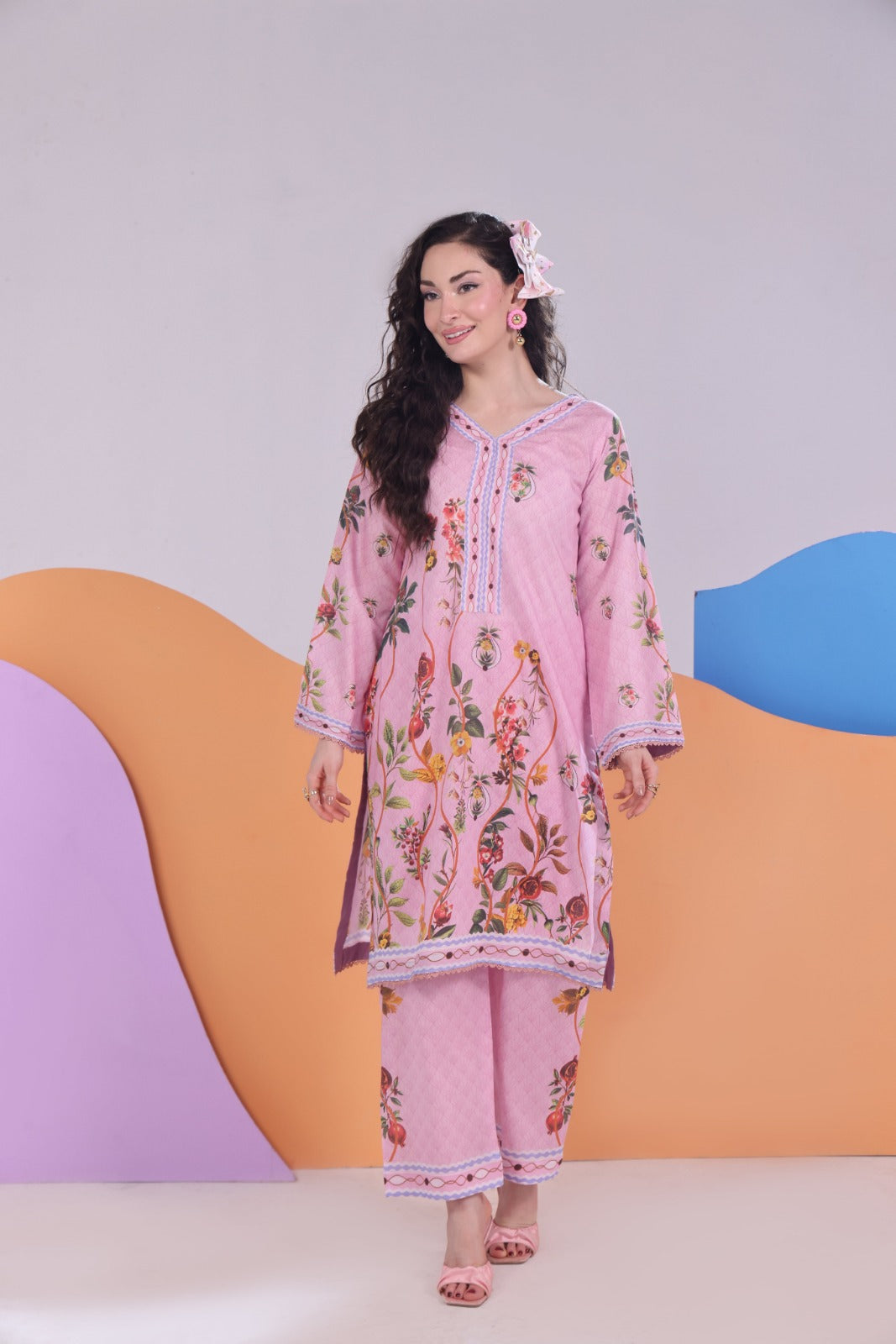 Working Women By Dr Haris Unstitched 2 Piece Vol-03 Collection-Wwd-020
