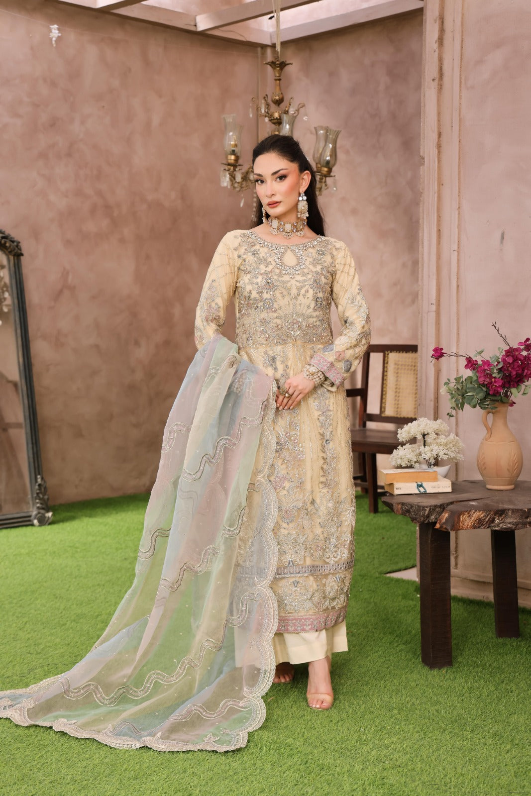 Chantelle By Dr Haris Semi Stitched Formals Collection-Cha-006