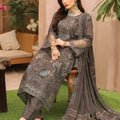 Queen By Dr Haris Unstitched 3 Piece Summer Collection-Que-001