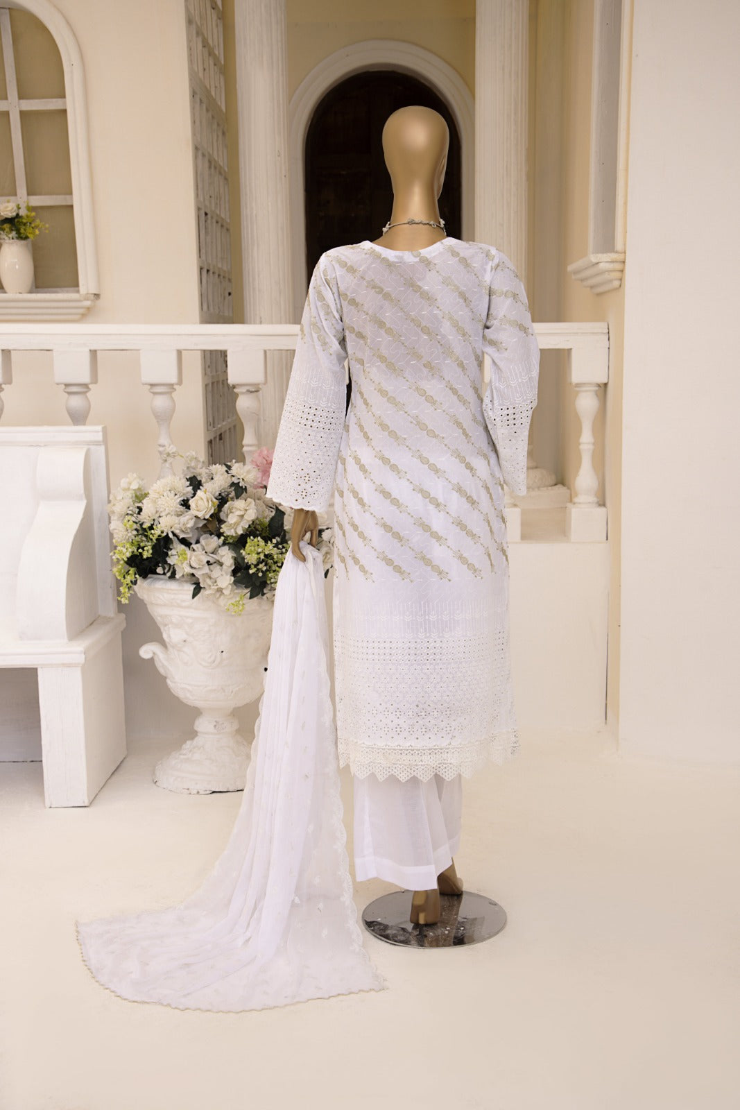 Monochrome By Dr Haris Unstitched 3 Piece Lawn Collection-Mon-003
