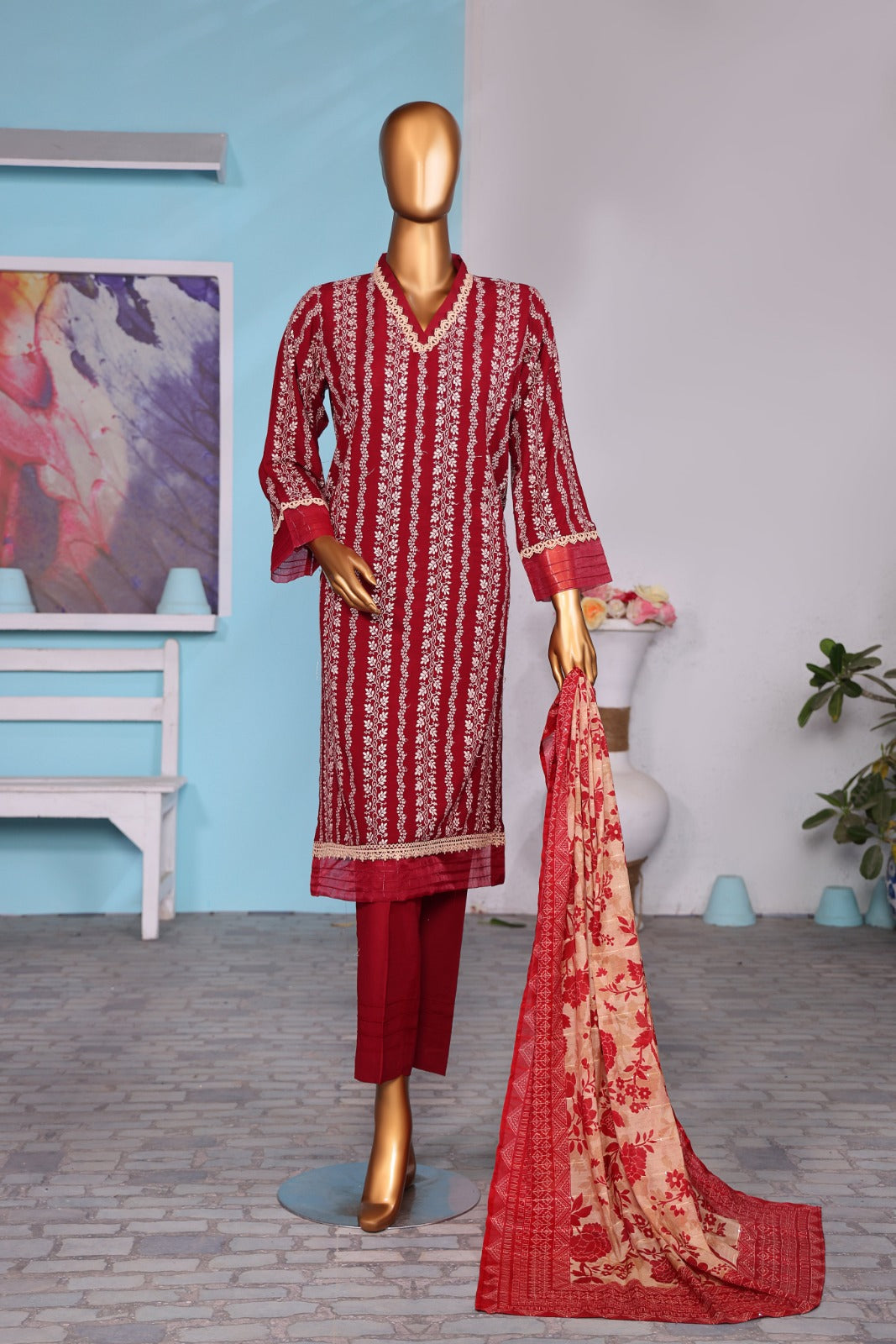 Mahiya By Dr Haris Stitched 3 Piece Summer Collection-Mai-005
