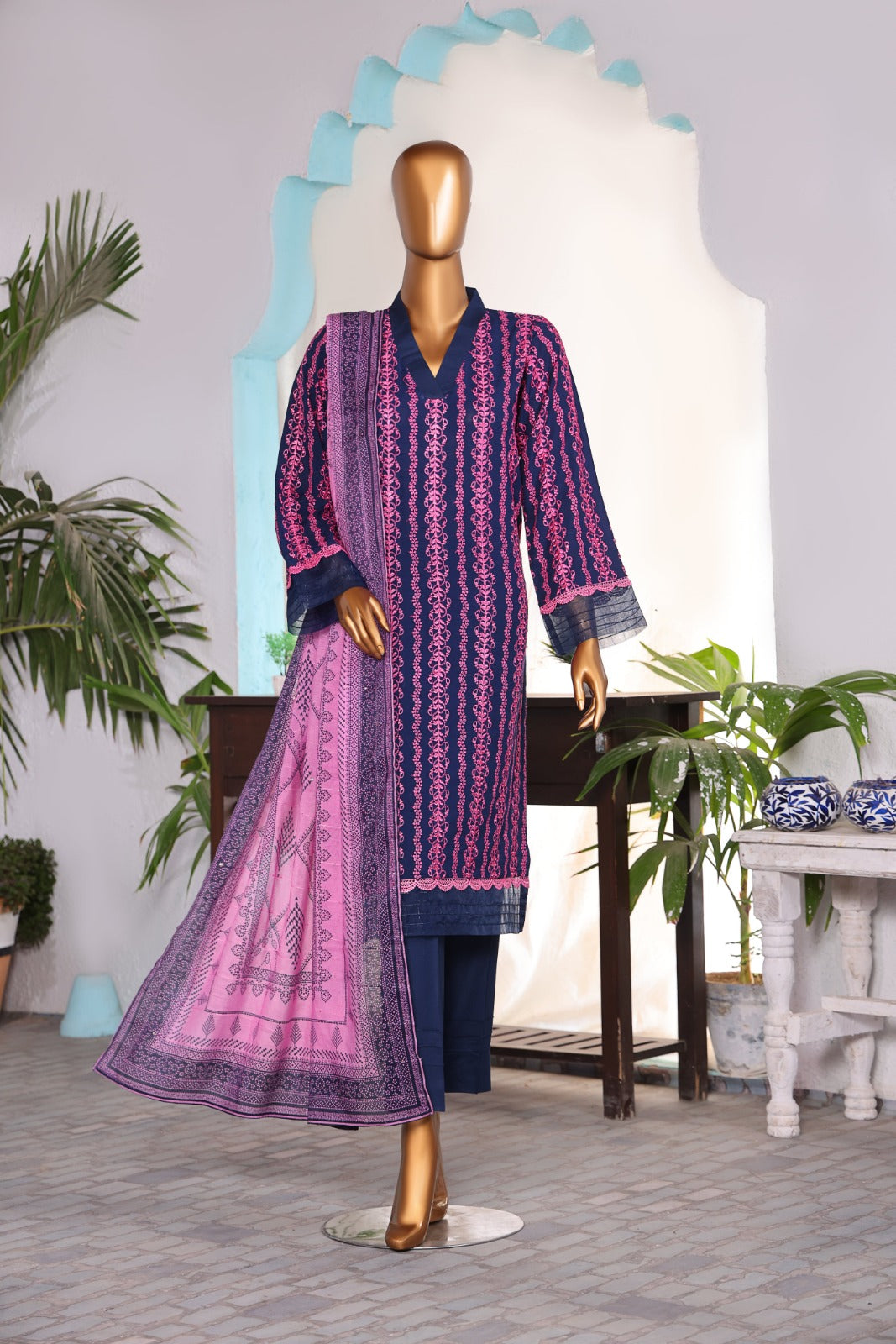 Mahiya By Dr Haris Stitched 3 Piece Summer Collection-Mai-001