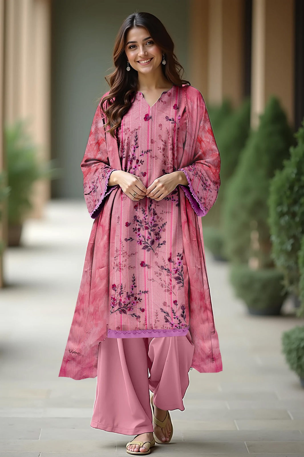 Dr Haris Unstitched 3 Piece Vol-08 Collection-Dpw-015