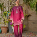 Brandlo PK Rosewood Blush Two-Piece Suit for Elegant Styling in Korean Crepe