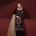 Dr Haris Unstitched 3 Piece Winter Velvet Vol-4 Collection-DRV-008