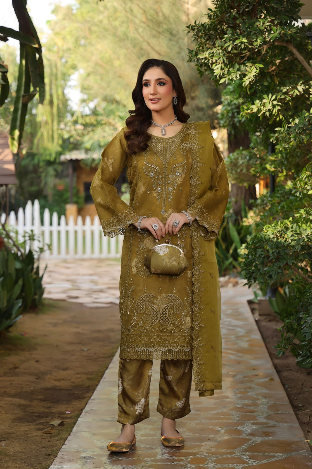 Esha Eshaal By Dr Haris Semi Stitched 3 Piece Collection-ESH-002