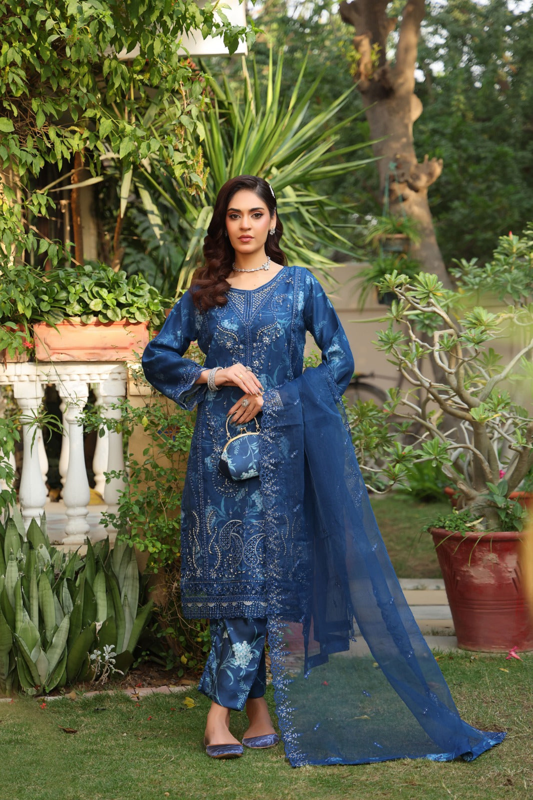 Esha Eshaal By Dr Haris Semi Stitched 3 Piece Collection-ESH-001
