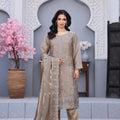 LUXE By Dr Haris Unstitched 3 Piece Fancy Suit-LUX-004