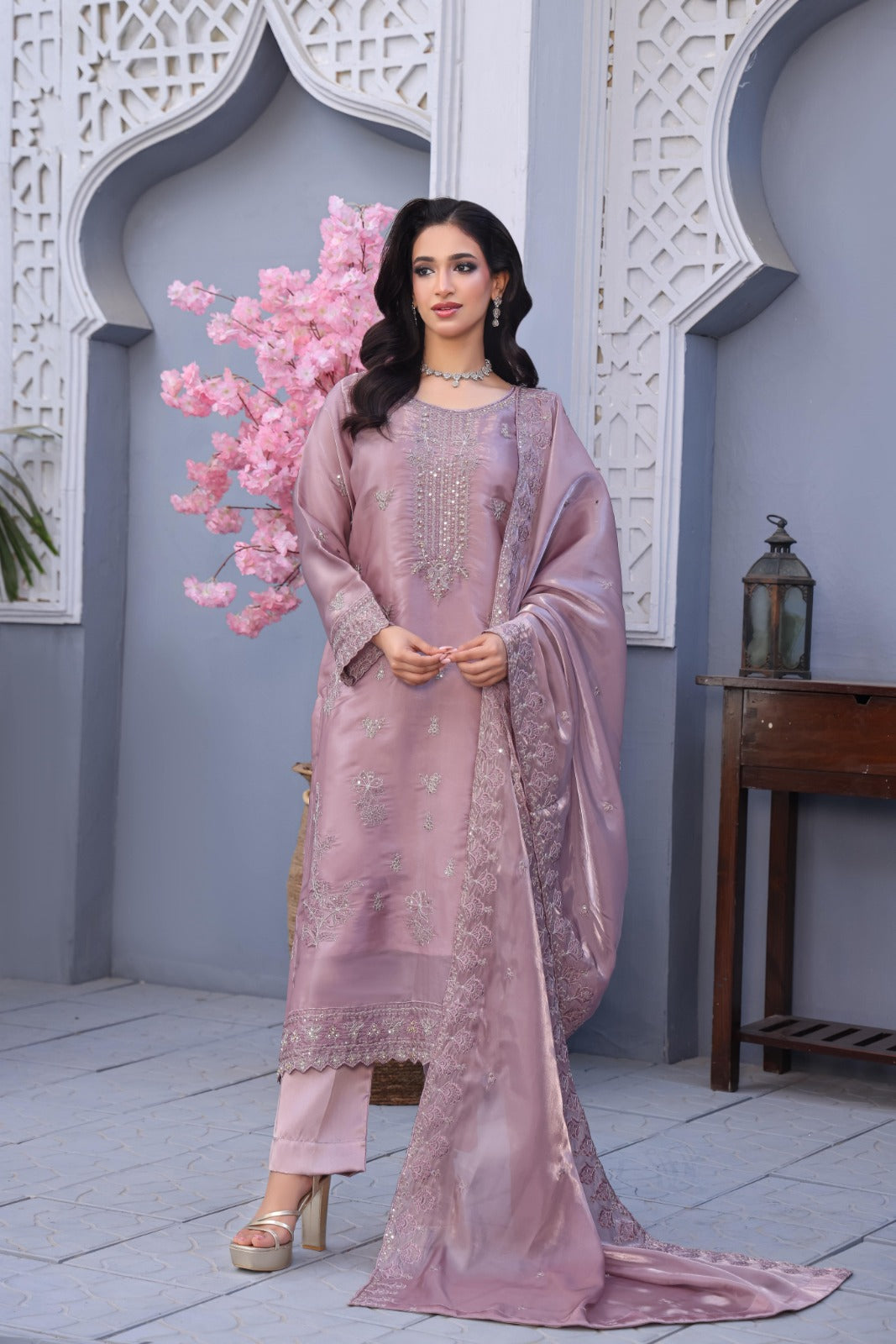 LUXE By Dr Haris Unstitched 3 Piece Fancy Suit-LUX-003