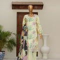 Dr Haris 4D Daman Cutwork Kari Unstitched 3 Piece Lawn Suit-DAM-007