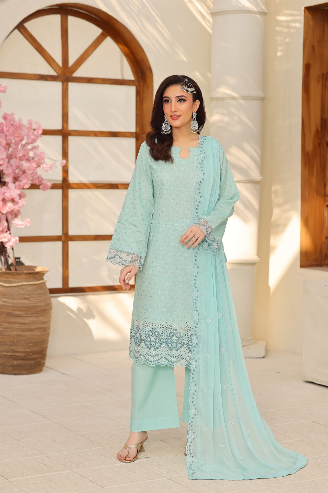 Ziva By Dr Haris Unstitched 3 Piece Lawn Suit-ZIV-004