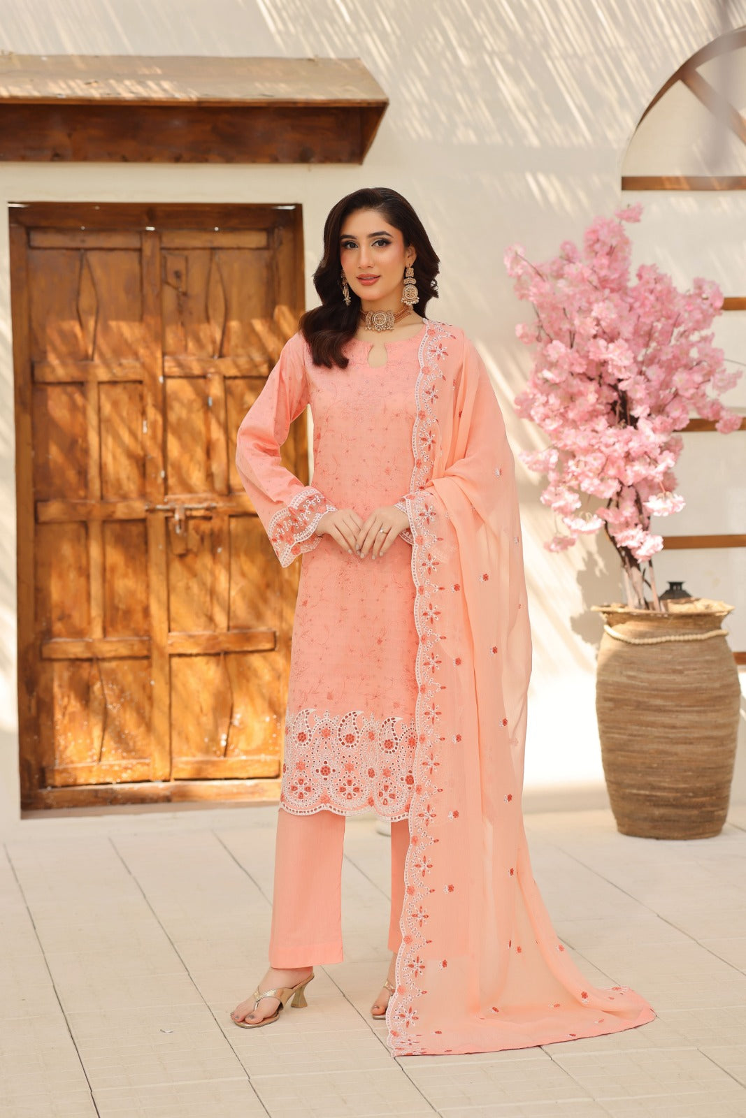 Ziva By Dr Haris Unstitched 3 Piece Lawn Suit-ZIV-001