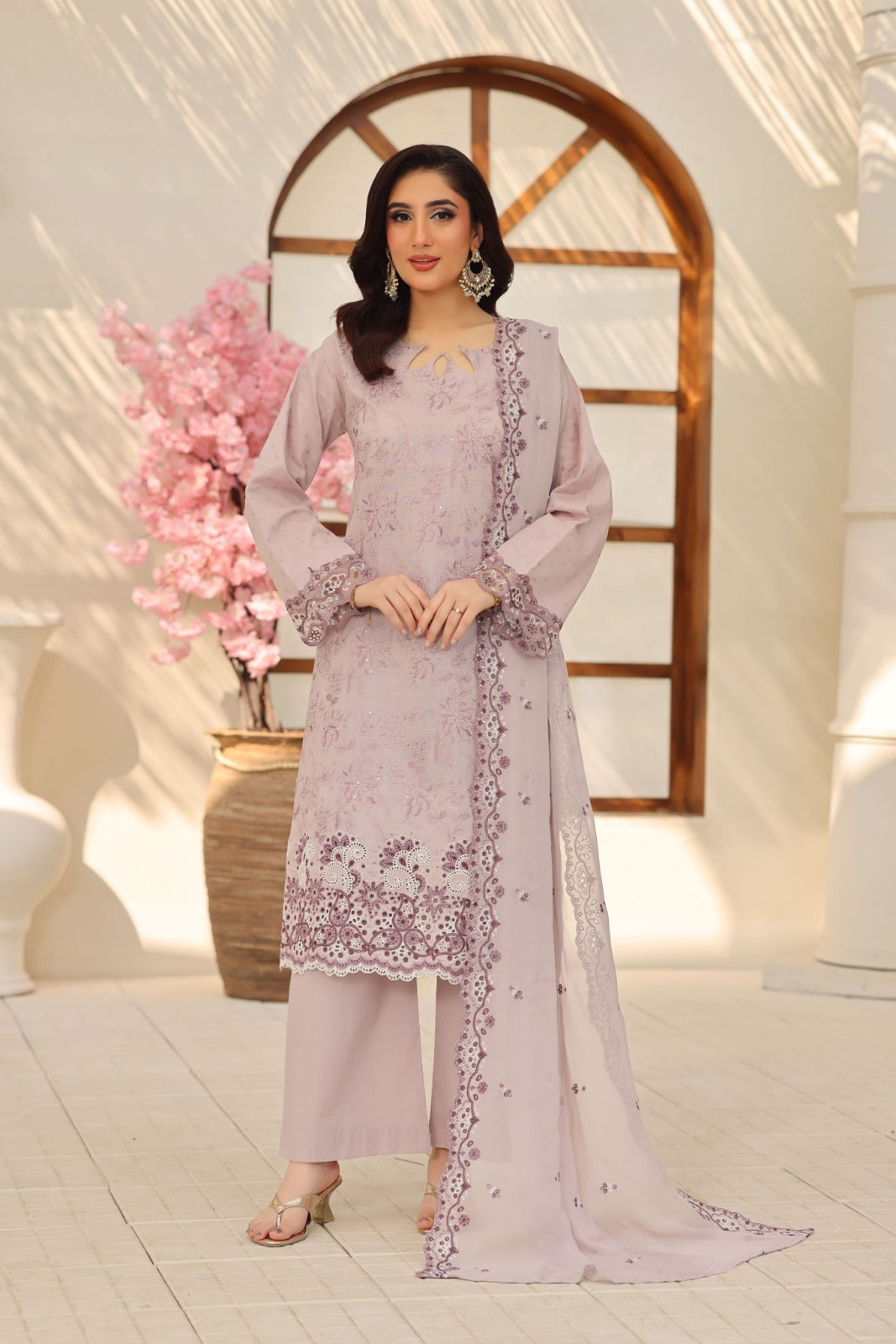 Ziva By Dr Haris Unstitched 3 Piece Lawn Suit-ZIV-002