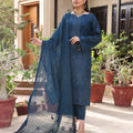 Dr Haris Unstitched 3 Piece Pattens Lawn Suit-PAT-005