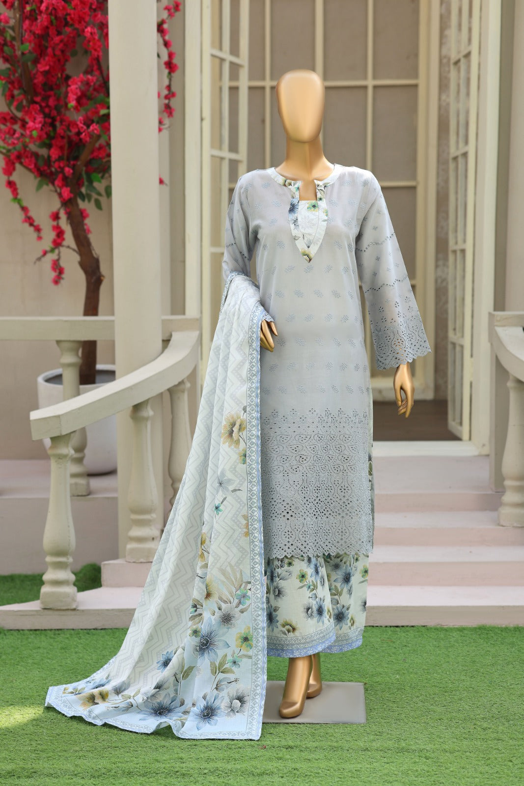Esra By Dr Haris Unstitched 3 Piece Lawn Suit-ESR-009