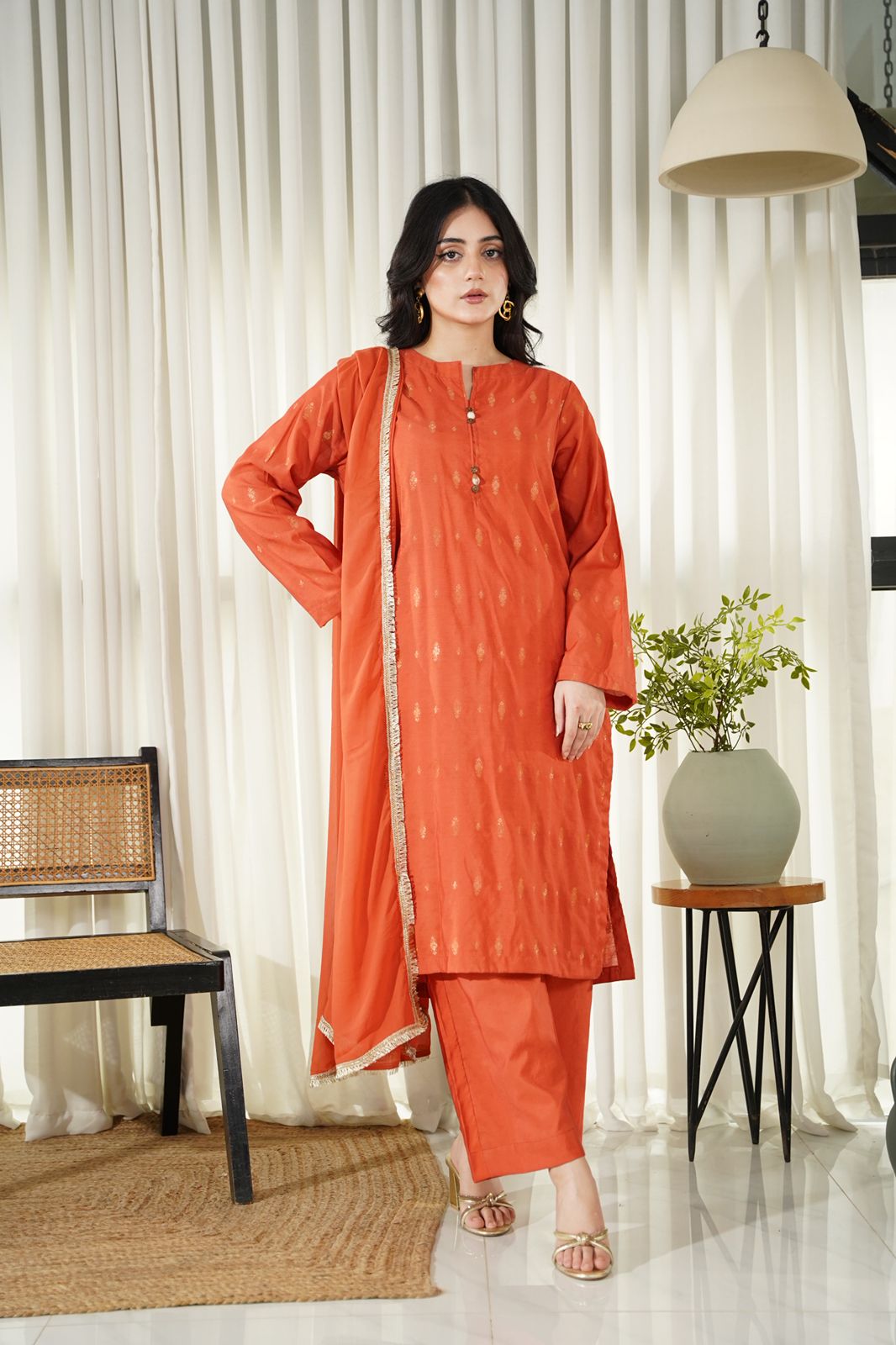 Dhaga Stitched 3 Piece Summer Collection'2025-Mina