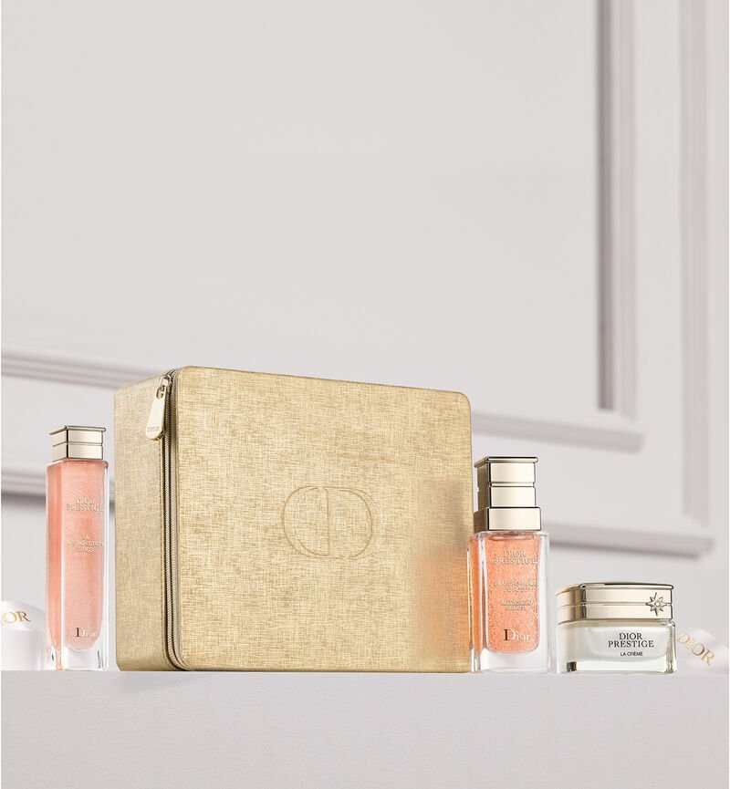 Dior Prestige Le Micro Rose 4Piecs + Bag Set