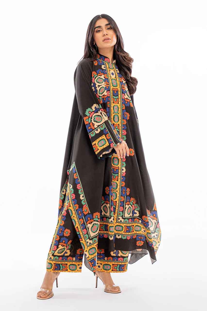 Brandlo PK Bold Multicolored Print Tunic 2PC Set (YL 113)