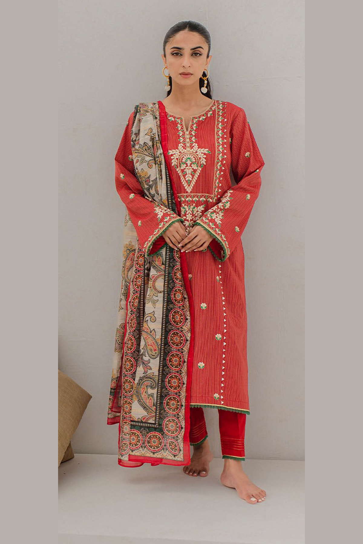 zellbury -Shirt Shalwar Dupatta - - 3 pc Lawn Suit -Vol.4