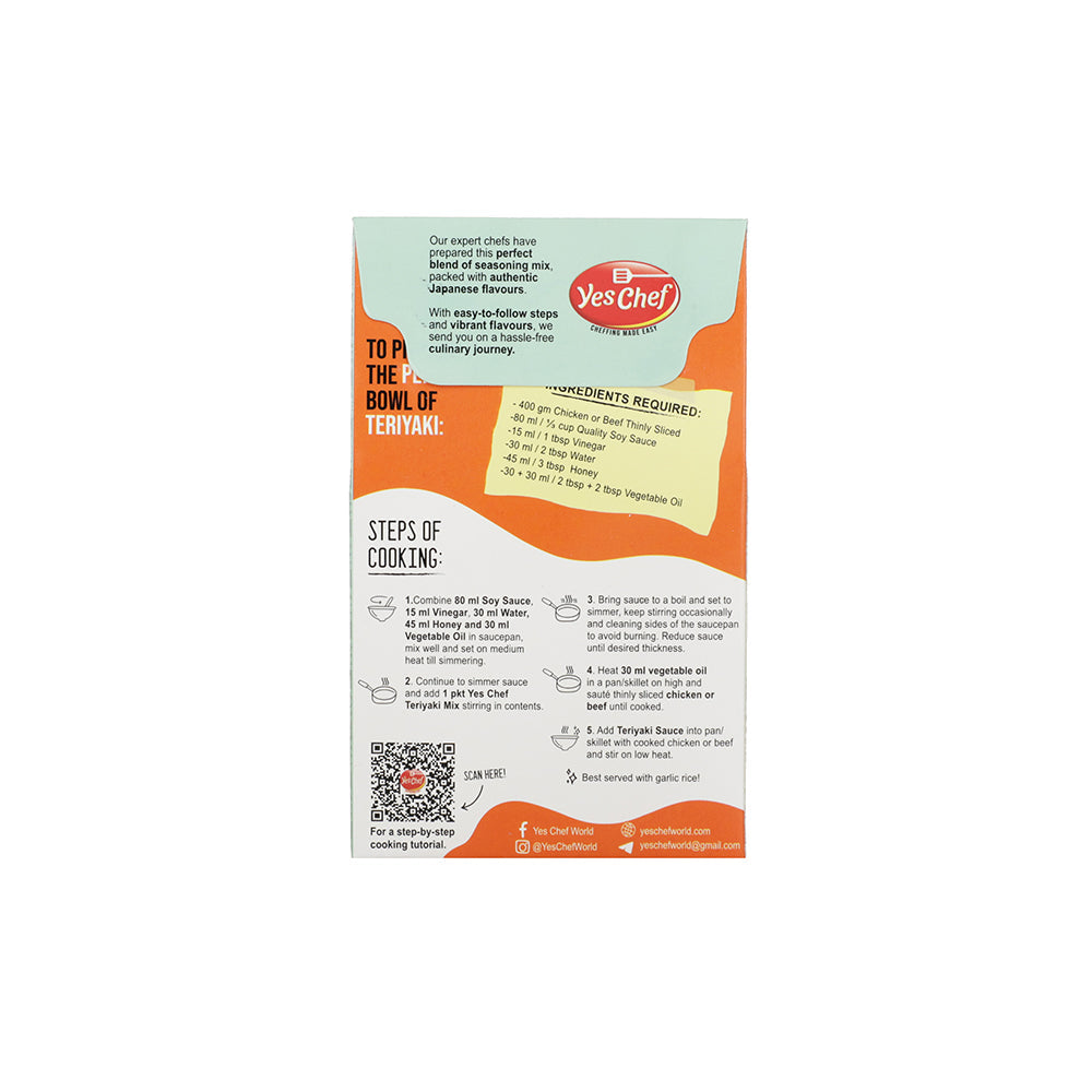 Yes Chef Teriyaki Mix 30g - Snapcart.pk