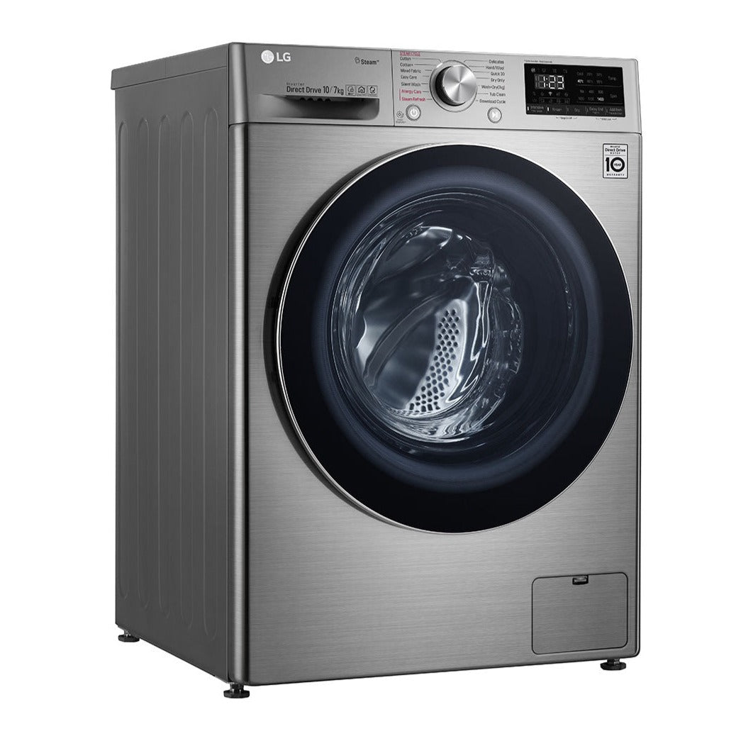 LG 10.5/7KG VIVACE AUTOMATIC FRONT LOAD WASHER AND DRYER COMBO Model F4V5RGP2T