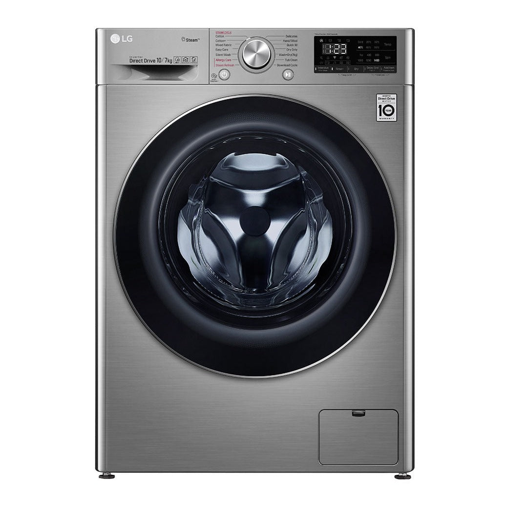 LG 10.5/7KG AUTOMATIC FRONT LOAD WASHER AND DRYER COMBO Model F4V5RGP2T