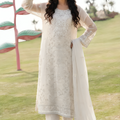 Stitching Cotton Unstitched 3 Piece Emb Chiffon Suit-WFCU-03