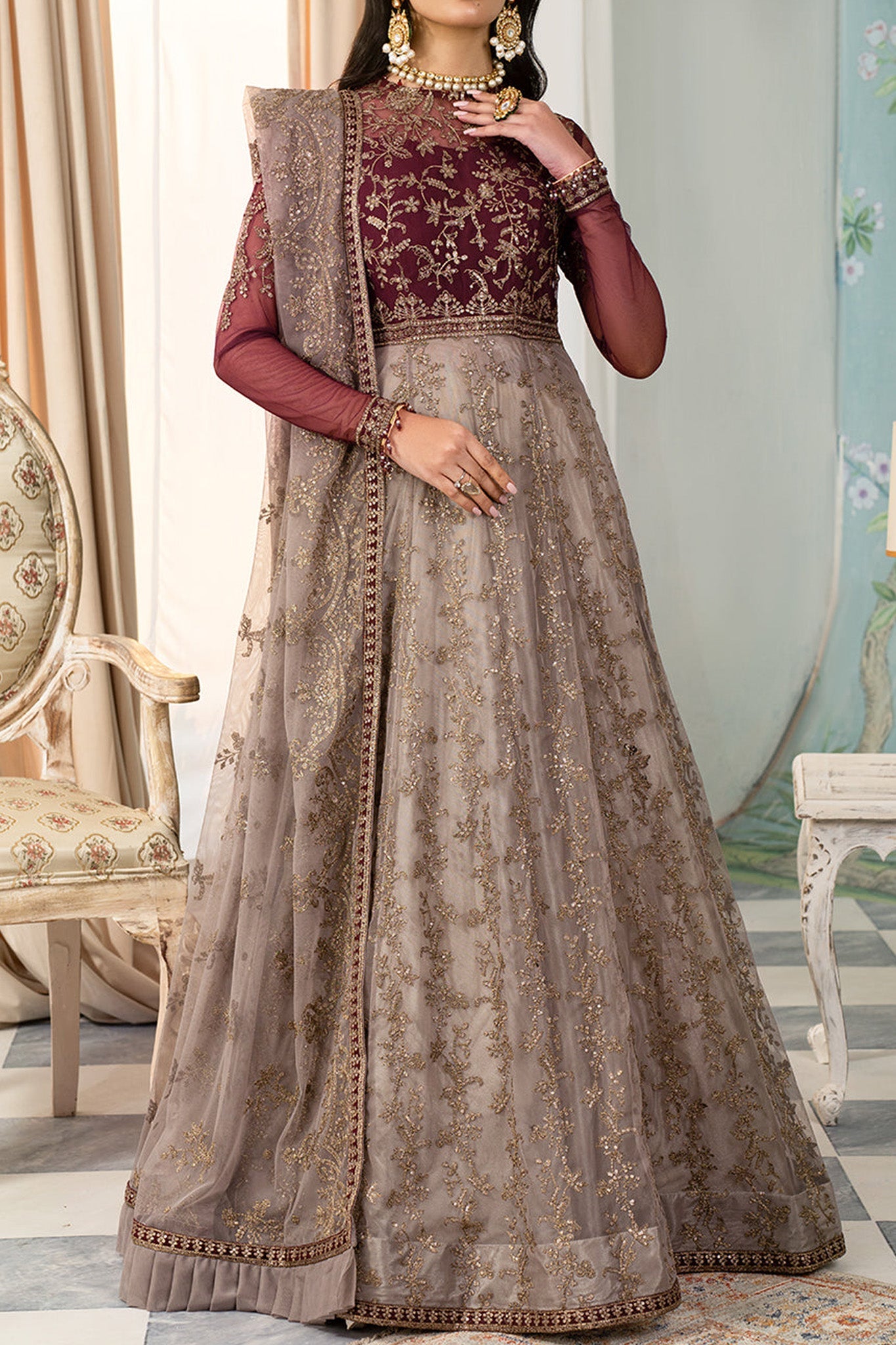 Afsanah by Zarif Unstitched 3 Piece Formals Edit Suit-ZAF-01-Zohra
