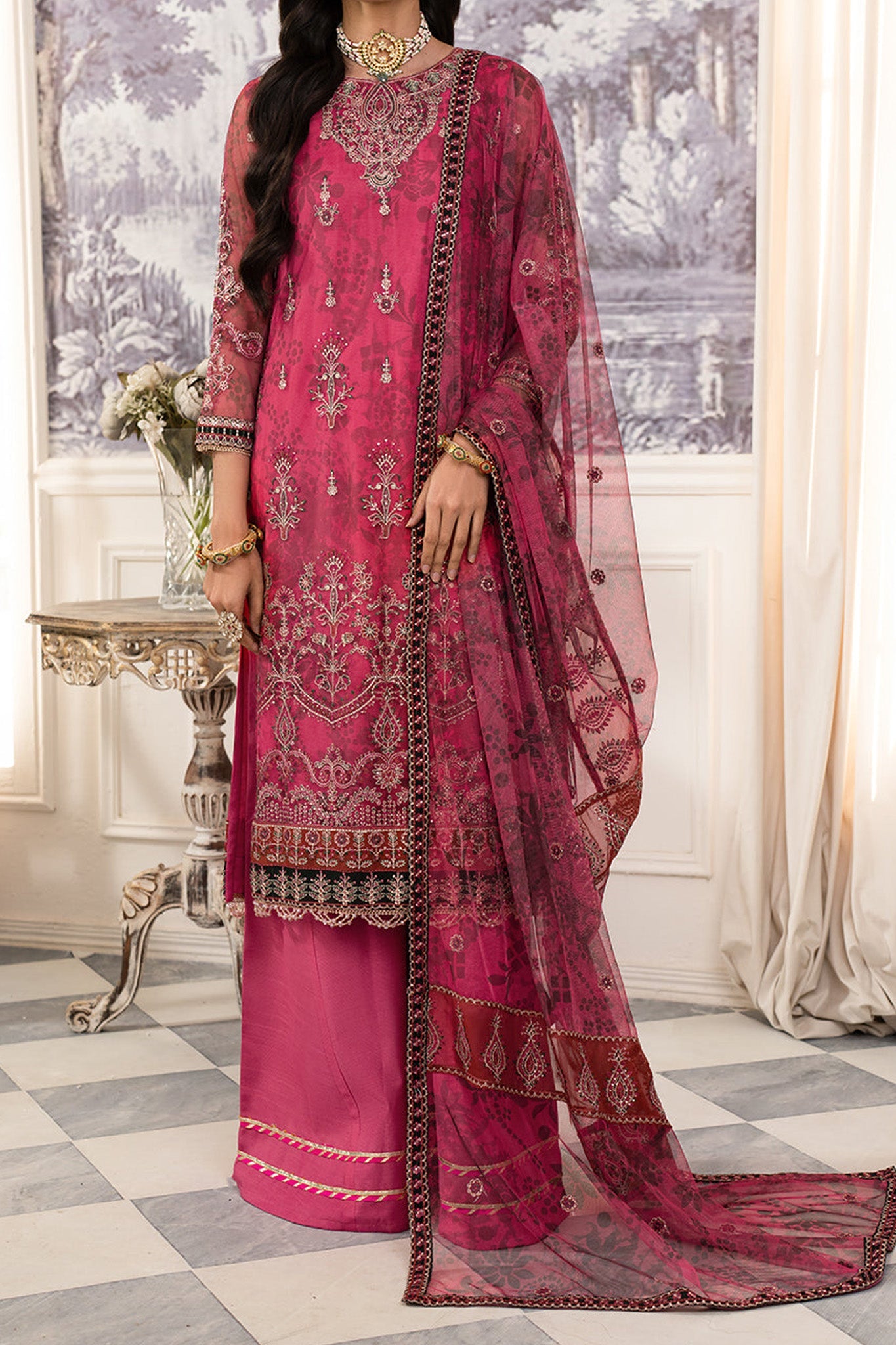 Afsanah by Zarif Unstitched 3 Piece Formals Edit Suit-ZAF-05-Jhoom