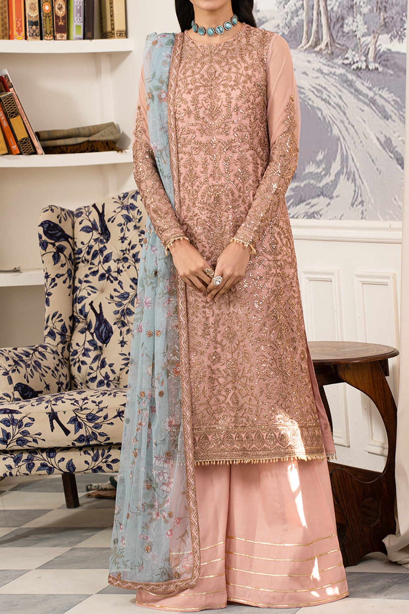 Afsanah by Zarif Unstitched 3 Piece Formals Edit Suit-ZAF-08-Haseen