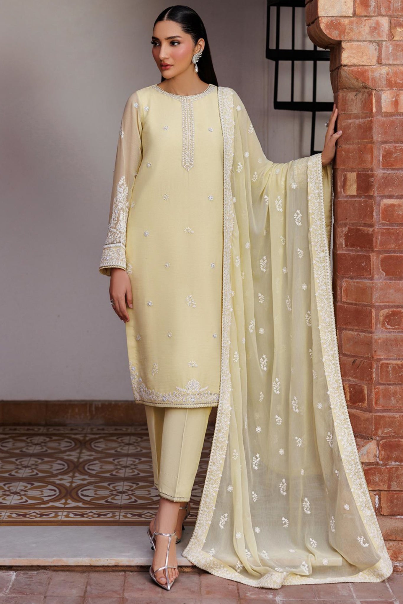 Nourah By Zarif Unstitched 3 Piece Formals Suit-ZF-ZQH-ZARD-07