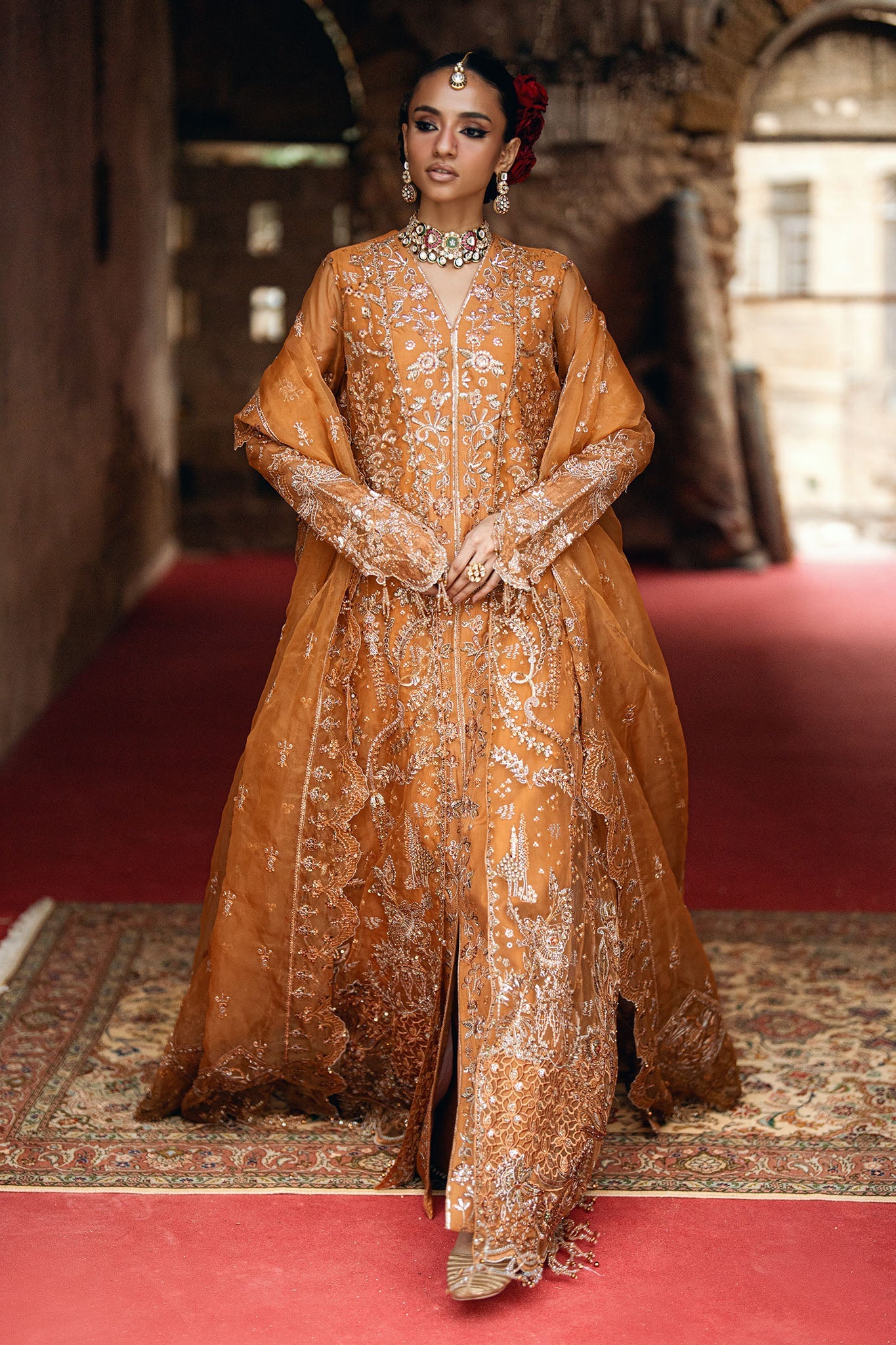 Mehermaah by Florent Unstitched 3 Piece Wedding Formals Suit-Zarposh