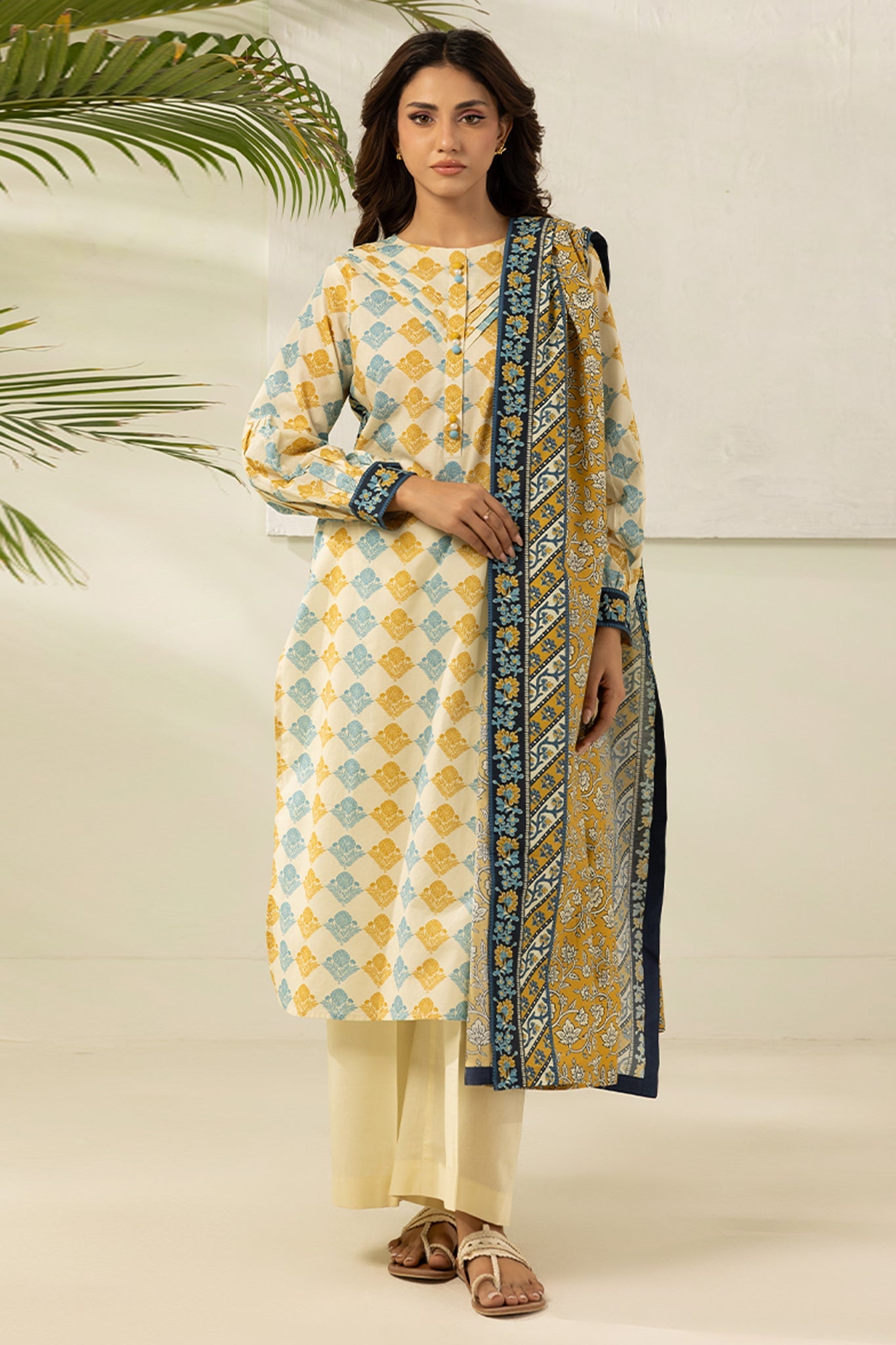 Zellbury Unstitched 2 Piece Lawn Suit-WUS26X20403