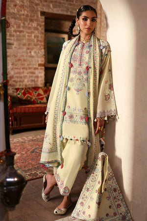 Nagina By Zaha Unstitched 3 Piece Festive Lawn Collection'2025-ZF-25-01-Meherbano