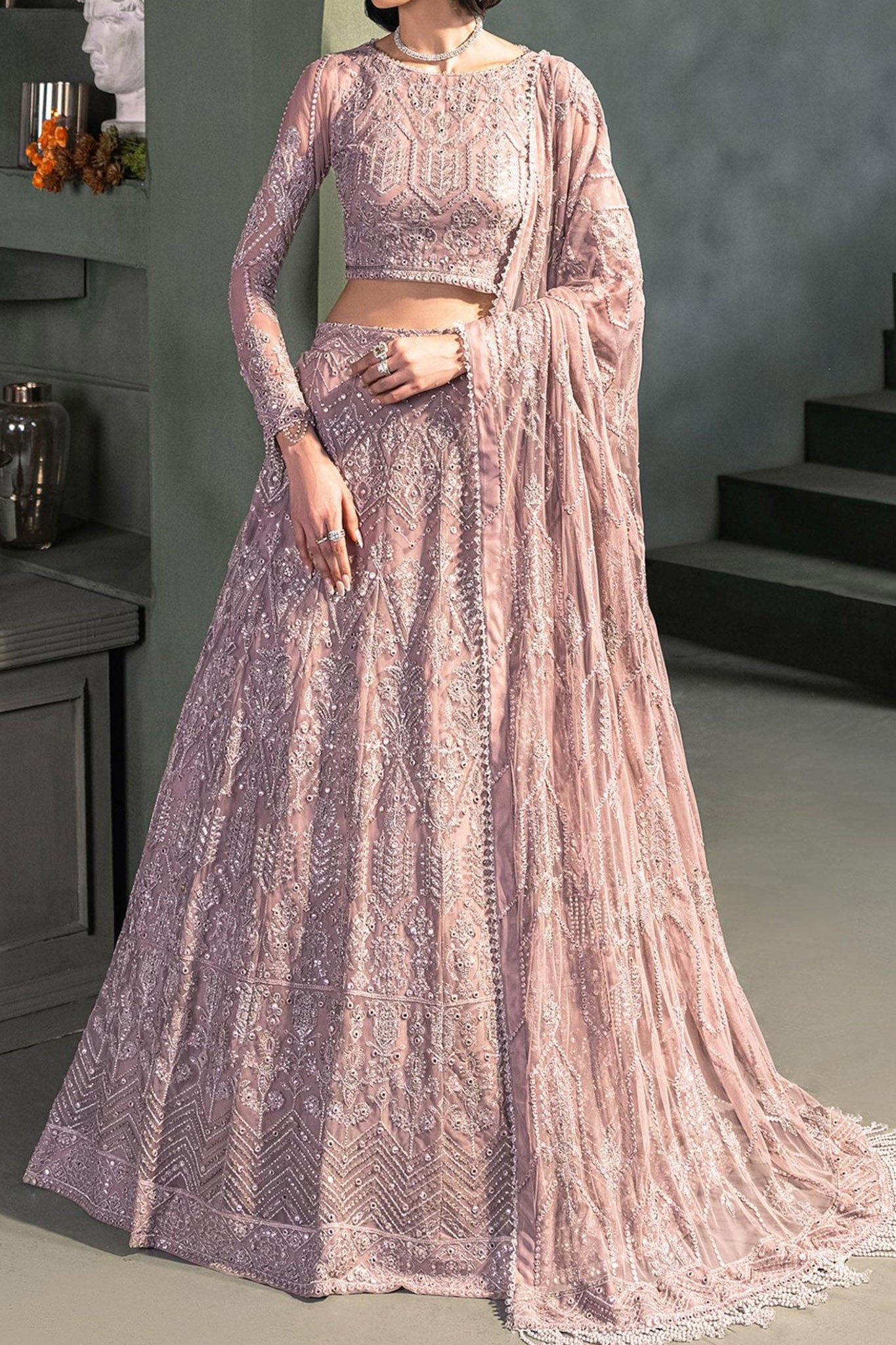 Heritage by Zarif Unstitched 3 Piece Luxury Formals Suit-ZHF-03-Meraki