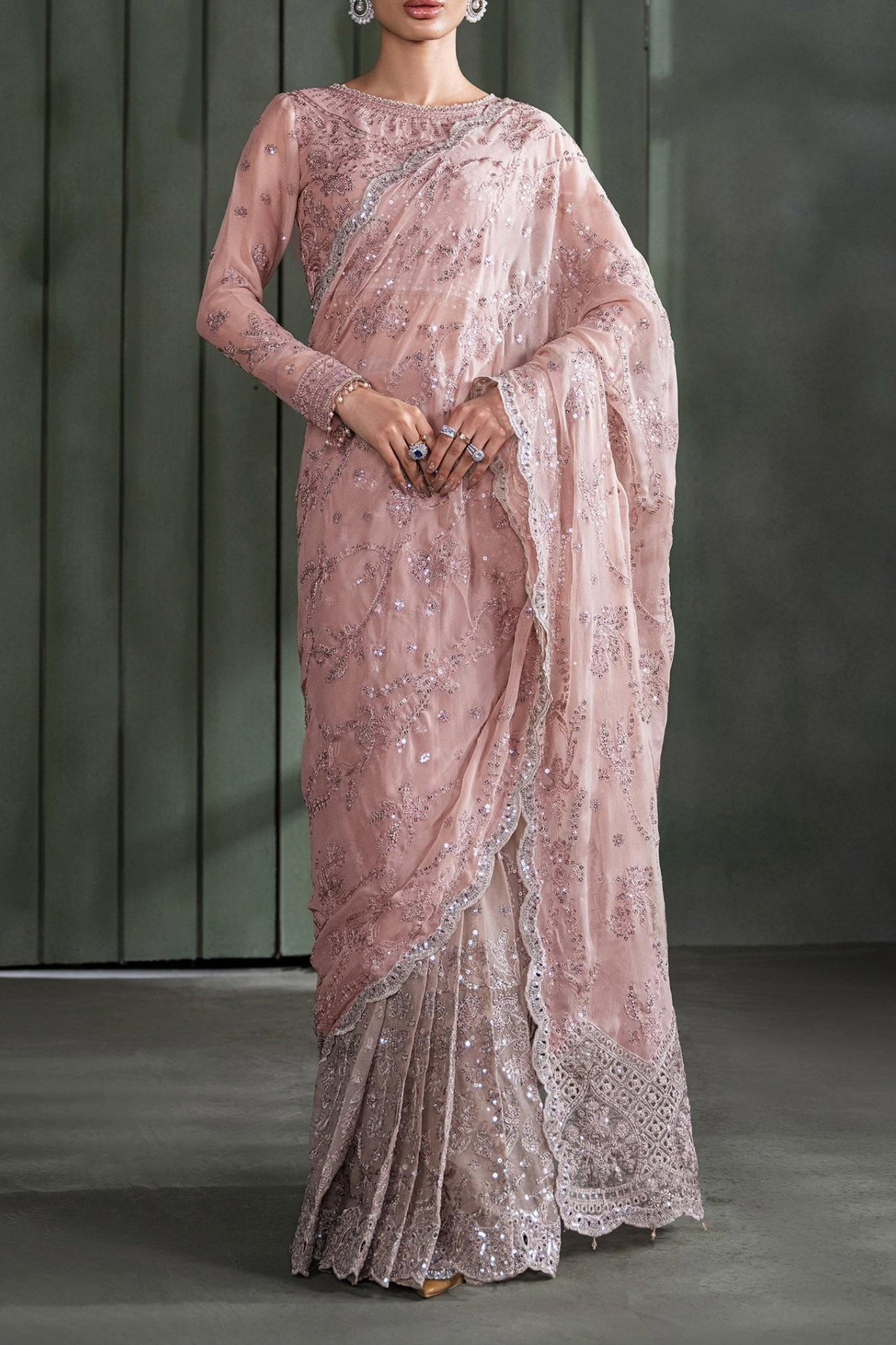 Heritage by Zarif Unstitched 3 Piece Luxury Formals Suit-ZHF-07-Elmira