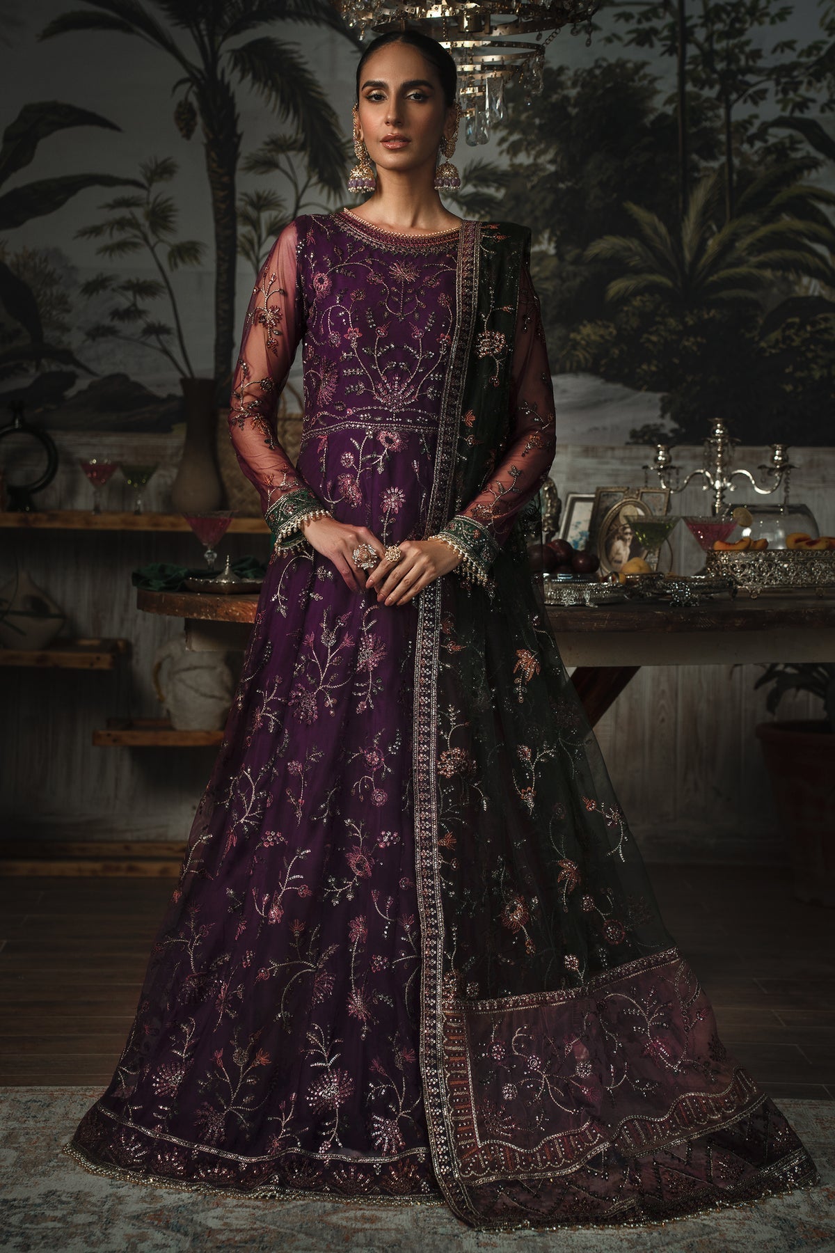 La Rosella by Zarif Unstitched 3 Piece Luxury Formals Suit-ZLR-02-Helen