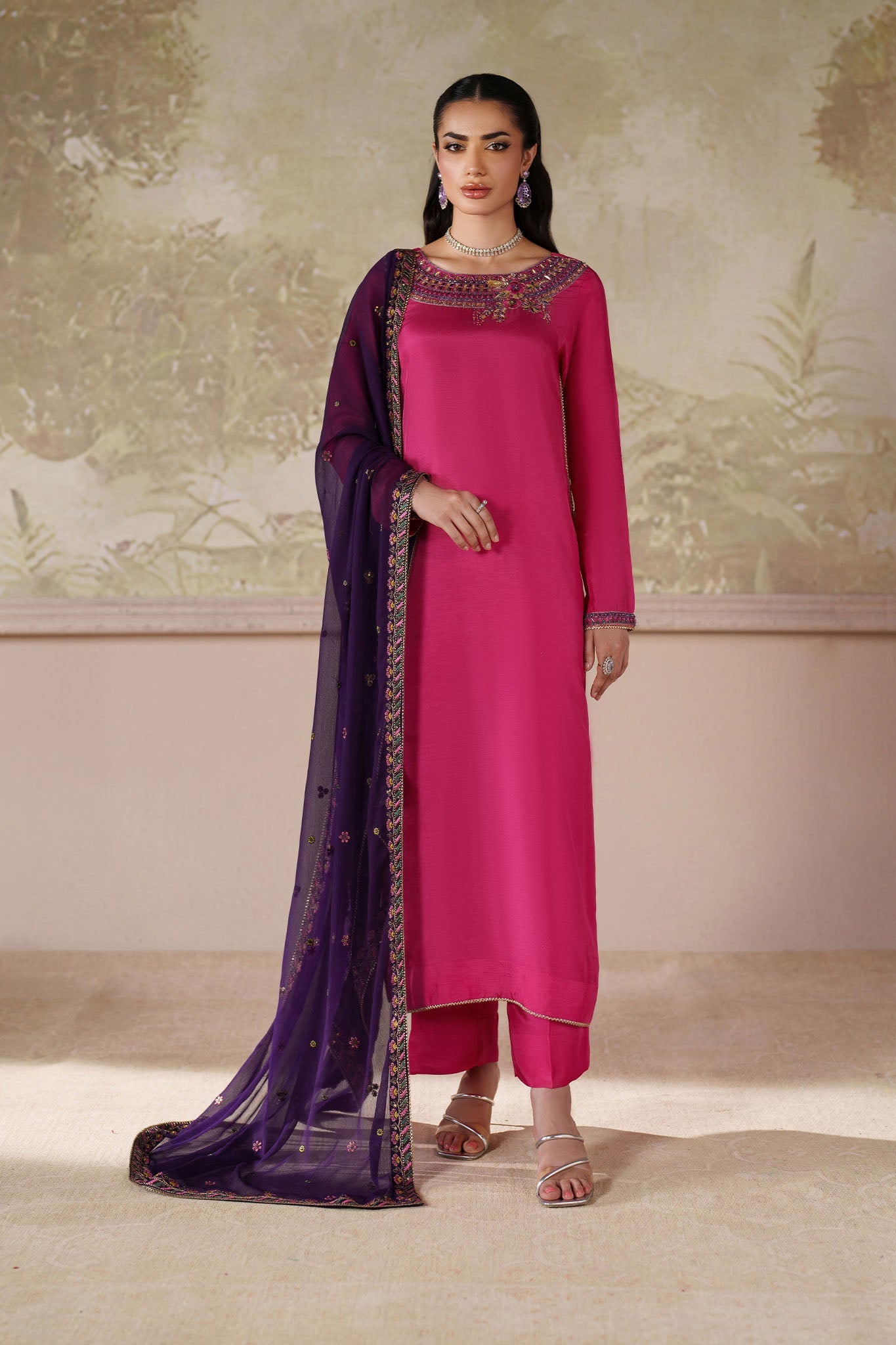 Saheera By Zarif Unstitched 3 Piece Formals Suit-ZRF-ZHE-04-Haneera