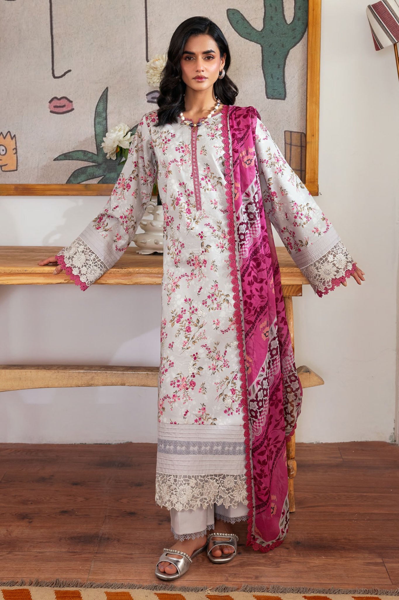 Zync By Florent Unstitched 3 Piece Daily Wear Vol-02 Suit-ZY-01-B