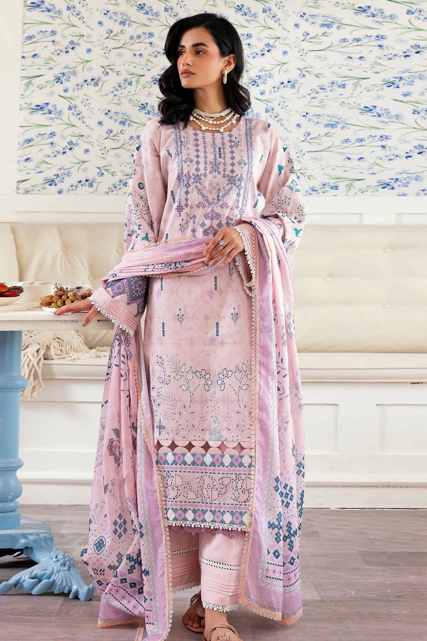 Zync By Florent Unstitched 3 Piece Daily Wear Vol-02 Collection'2025-ZY-03-B