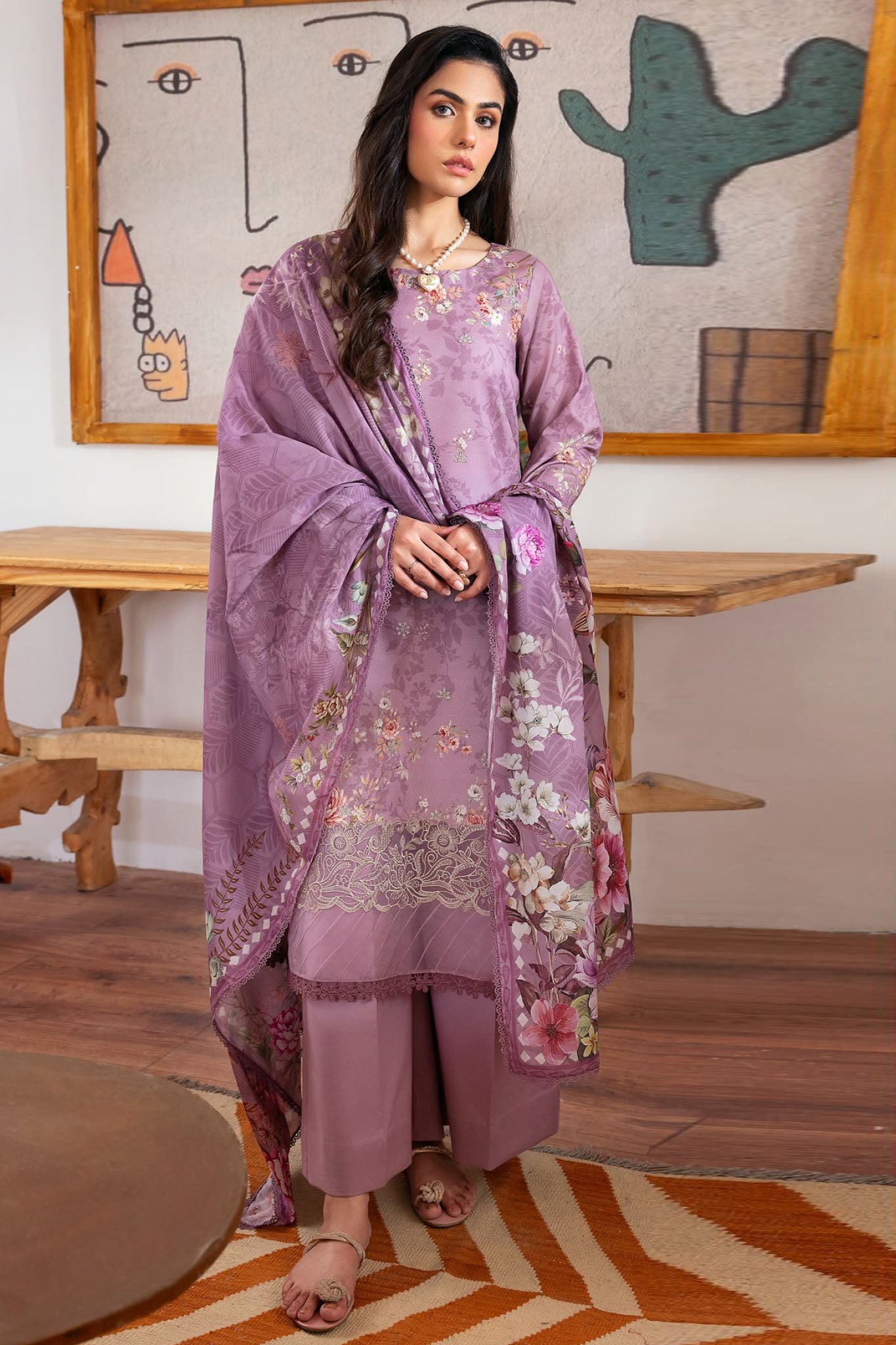 Zync By Florent Unstitched 3 Piece Daily Wear Vol-02 Collection'2025-ZY-09