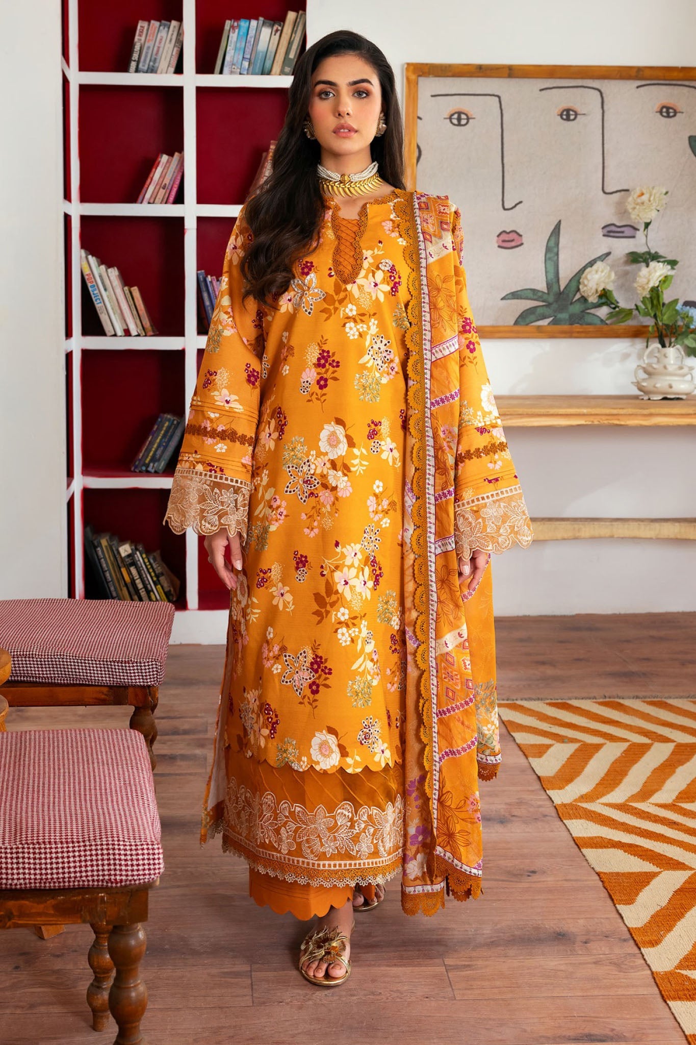 Zync By Florent Unstitched 3 Piece Daily Wear Vol-02 Suit-ZY-10