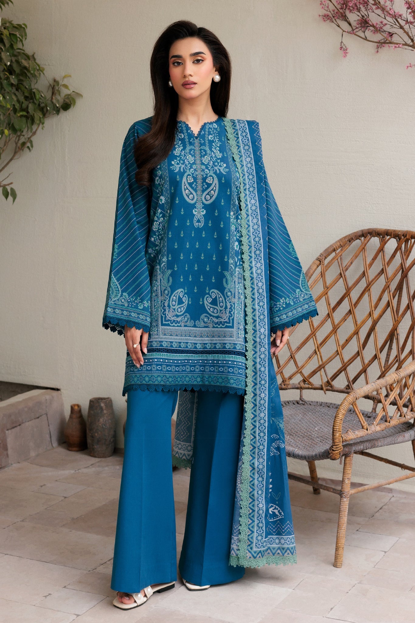 Zync By Florent Unstitched 3 Piece Daily Wear Collection'2025-ZYNC-FL-01-A