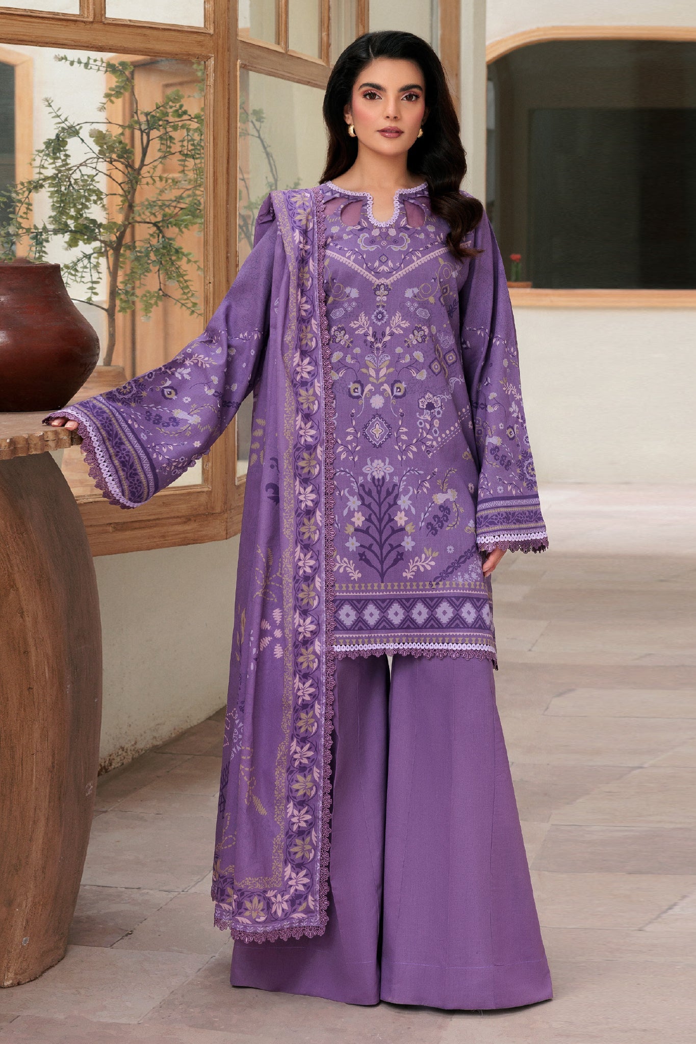 Zync By Florent Unstitched 3 Piece Daily Wear Suit-ZYNC-FL-04-B