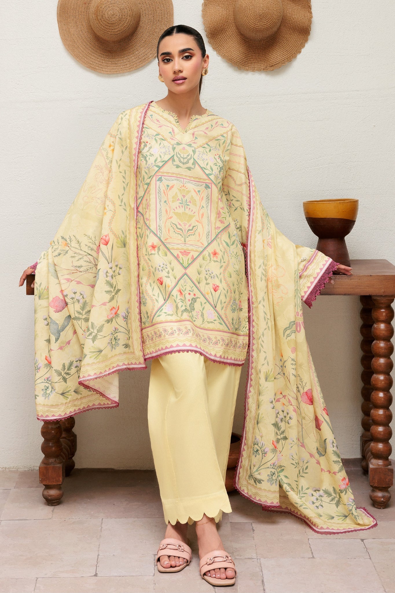 Zync By Florent Unstitched 3 Piece Daily Wear Collection'2025-ZYNC-FL-07-A