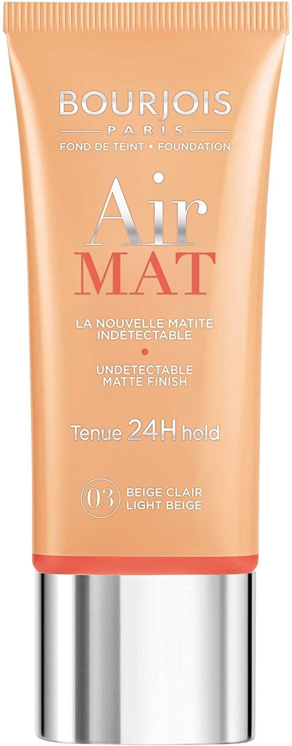 Bourjois- Air Mat 24H. Foundation. 03 Light Beige . 30 ml - 1.0 fl oz - My Store
