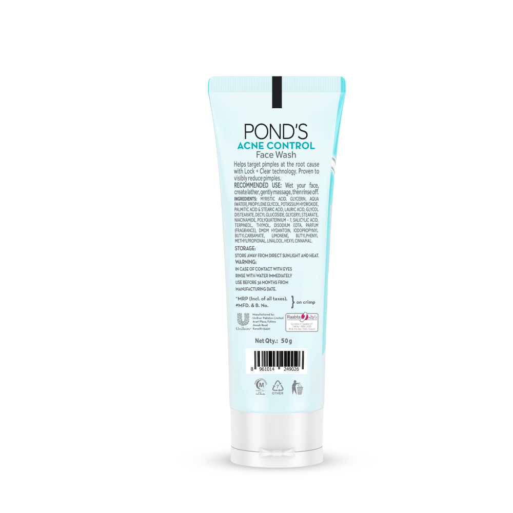 Ponds Acne Control Face Wash - 100G