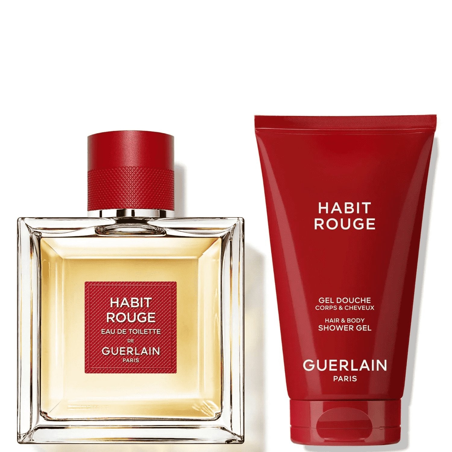 Guerlain Habit Rouge Set EDT 100Ml+Shower Gel 75Ml