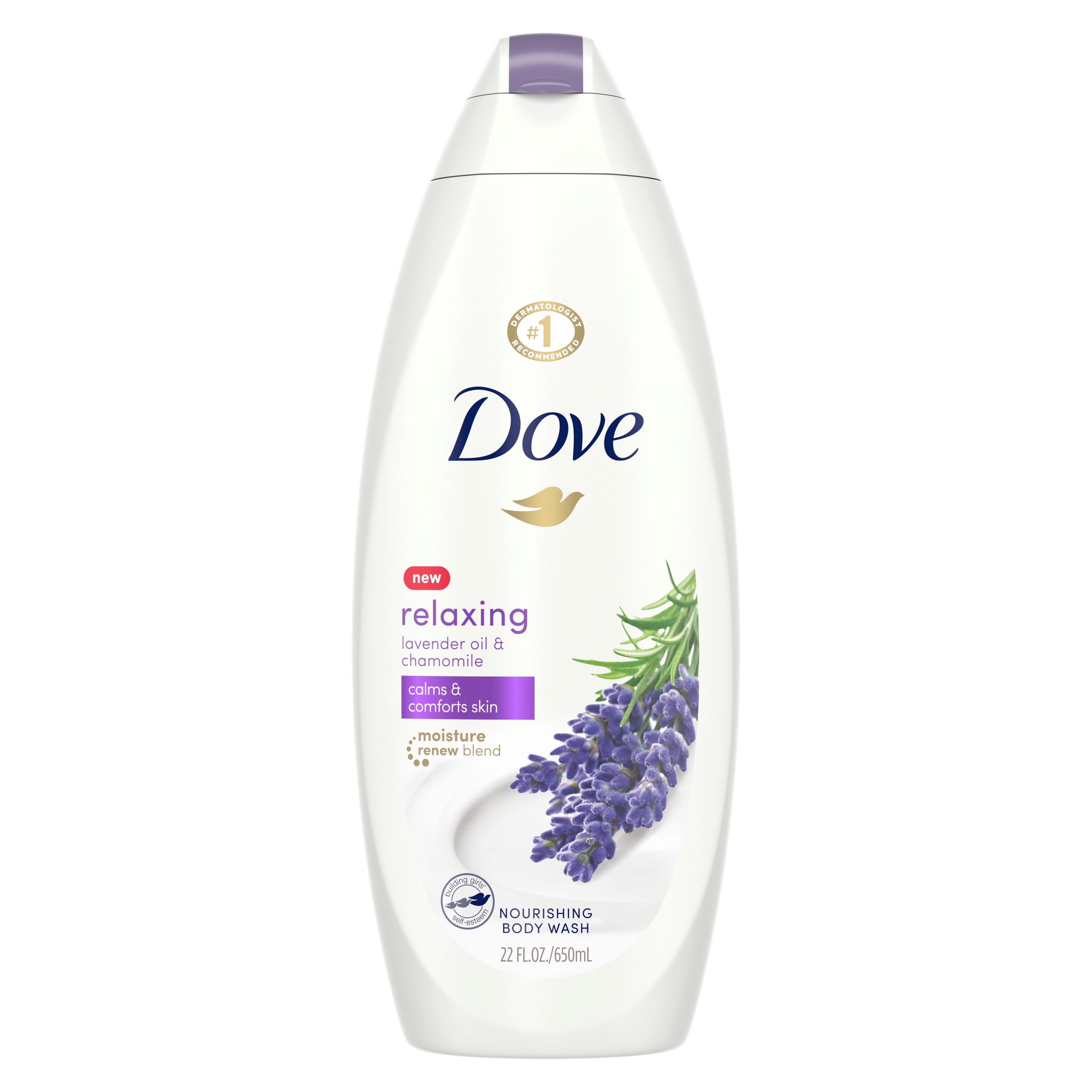 Dove Body Wash Relaxing & Lavender 650Ml